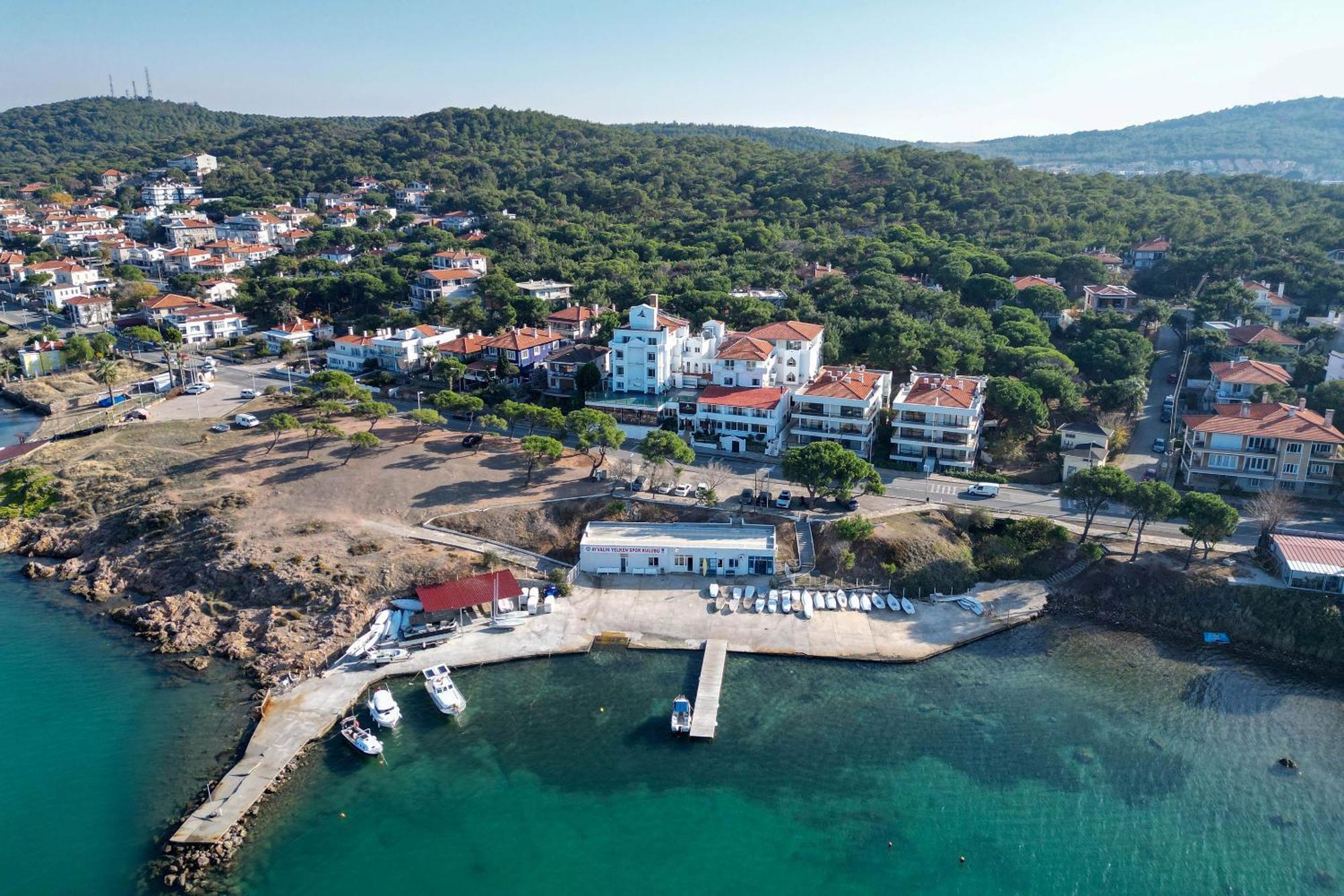 Camlik 87 Hotel Ayvalı Exterior foto